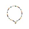 Collier Luxenter avec pierre naturelle multicolore finition or 18k - Ilisen