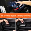 Universal Car Door Storage Box with Light: Left Elbow Rest and Armrest Pad