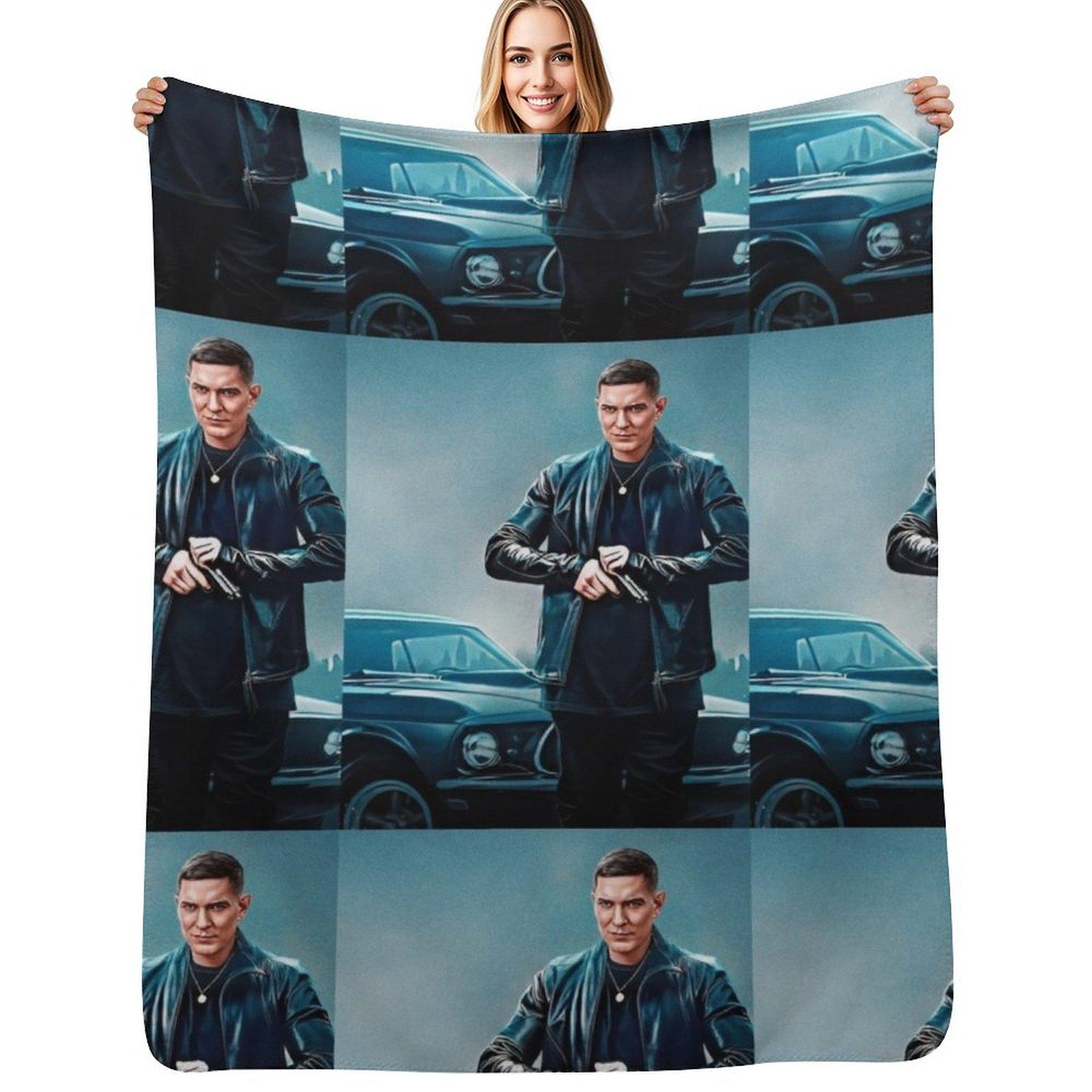 Tommy Egan Power Throw Blanket Long Lasting Soft Plush Blanket for Daily Use Size: 75*100cm, Weight: 230 GSM