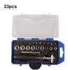 Socket Driver Kit Mini Ratchet Bits Set Cross Screwdriver Bits Magnetic Bit Holder Offset Ratchet Driver Pozi Bits
