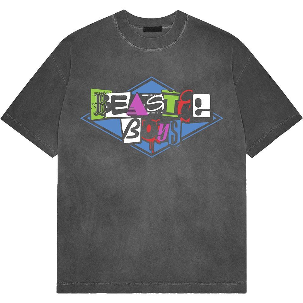 The Beastie Boys Multicolour Logo Limited Edition 999 Only Premium Wash T Shirt XL