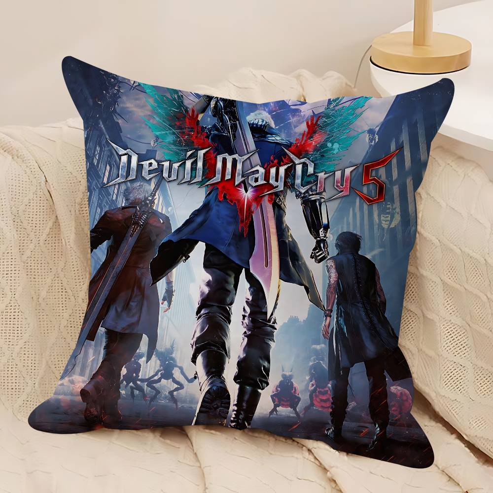 GAME THE D-DevilS May Cry Pillow Case Removable Washable Cushion Cover – All-Season Soft Linen