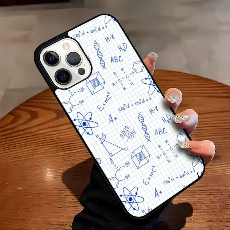 Physics Math Formula Equation Phone Case For iPhone 17 Air 16 15 14 13 12 11 Pro Max Max Plus Bumper Case Cover