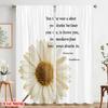 2pcs 2D Flat Printing Curtain Fall In Love Best Version Yourself Polyester Without Electricity Birthday Party Perfect for