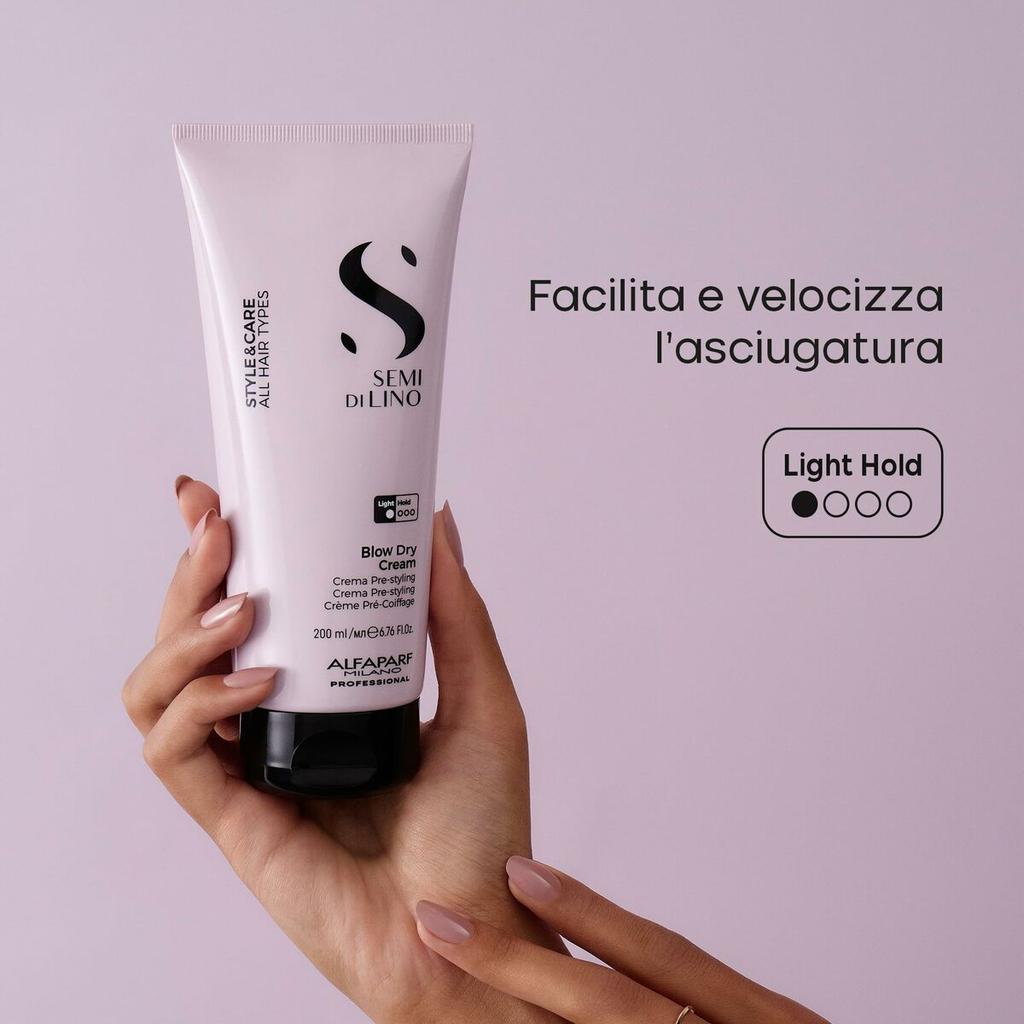 Alfaparf Milano Semi Di Lino Style&Care Blow Dry Cream 200 Ml