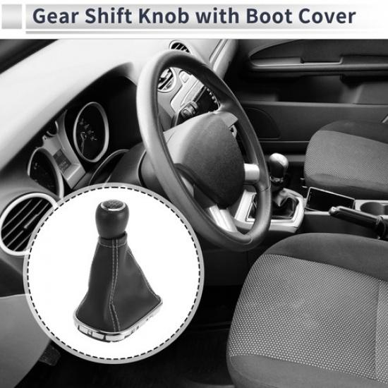 6 Speed Gear Shift Knob with Cover for Chevrolet Cruze 2010-2015 Faux Leather