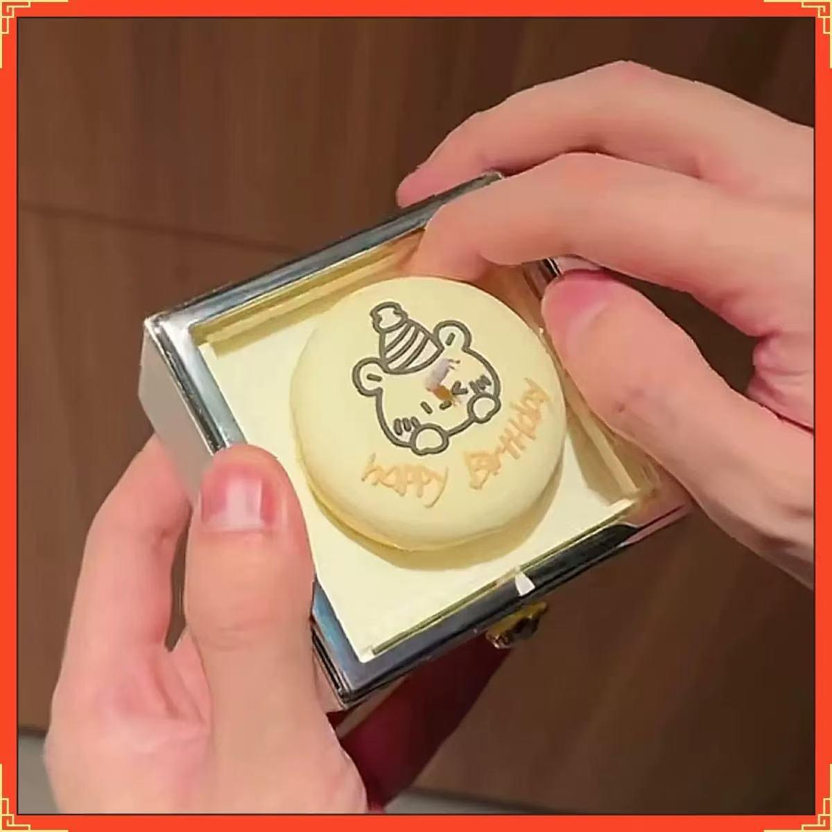 

Rotating Bear Cake Surprise Box with Candles for Birthday, Valentine s, and Confession Gifts for Men, Girlfriends, and Best Friends