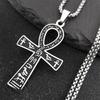 Collane Ankh Croce Egizia Chiave della Vita per Donna/Uomo Acciaio Inossidabile Catena Mitologica Collana Gioielli bijoux homme N3456S02