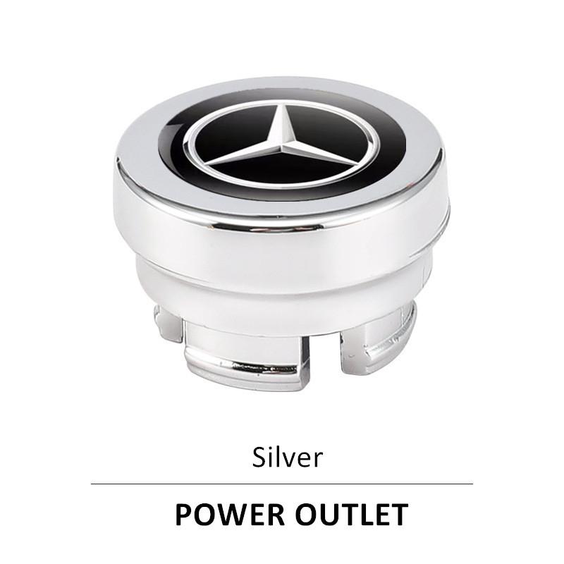Q0111-para Mercedes Benz AMG C180 C200 E260 E300 W23 W204 Acendedor de Cigarros do Carro Tampa contra Poeira Tampa à Prova de Poeira Plugue Molduras Internas DYQG-B