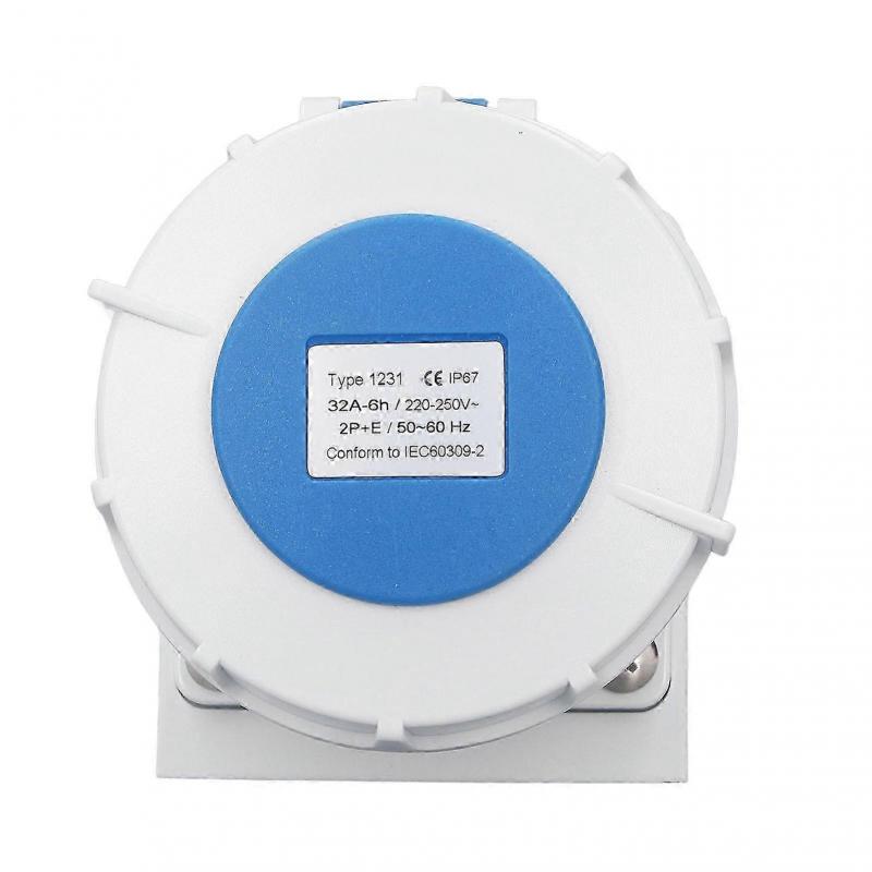 Soclu conector industrial 32A 2P+E Montat la suprafață Soclu impermeabil IP67 Conector industrial 220 - JA