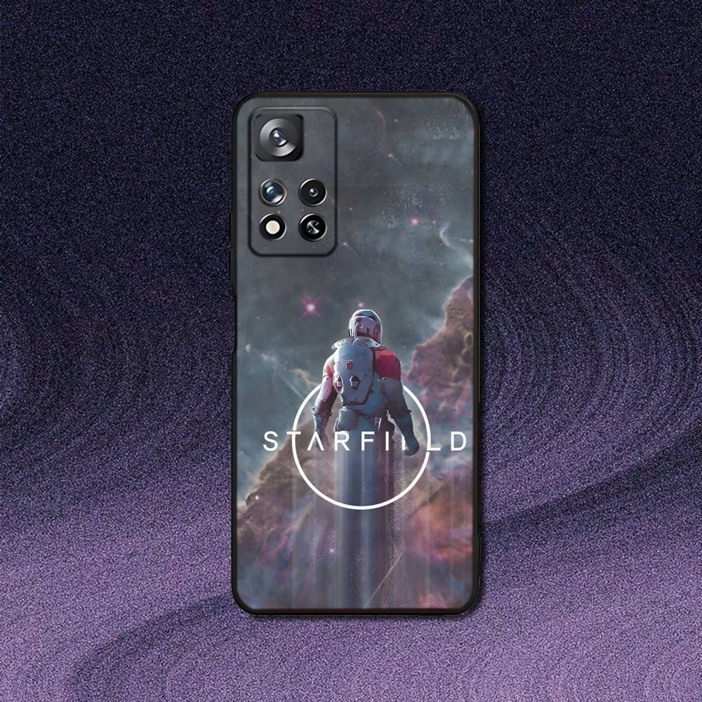 S-StarfieldS Game Phone Case For Samsung S 25,24,23,22,30,21,10,9,Ultra,Plus,Lite,FE,4,5G Black Soft Case