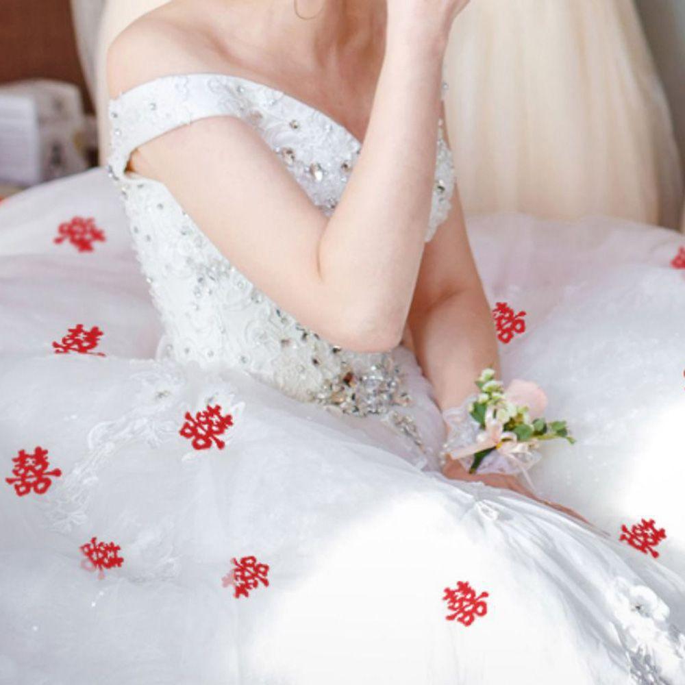 Dish Hand-thrown Wedding Love Stickers Happy Characters Party Supplies Marriage Room Decoration