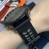 22mm atmungsaktives Silikonarmband für Garmin Forerunner 570 47mm 265 255 Music/Venu 4 45mm 3 2/Vivoactive 4/Active/Darth Vader Band