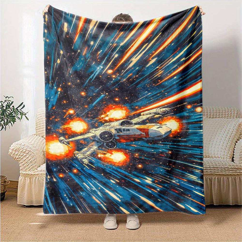 Star Wars Blanket Durable Comfort Perfect for Couch Office Livingroom for All Occasions Modern Style Gift for Travel Home Birthdays