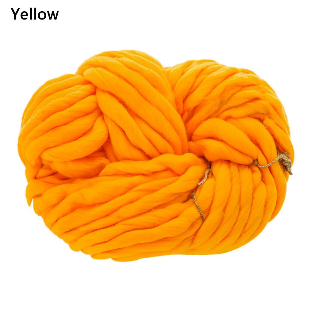Chunky Soft Wool Yarn Scarf Knit Thickness Warm Hat Household Supplies