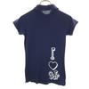 PEARLY GATES made in Japan golf Short sleeve Polo shirt Navy Women Used