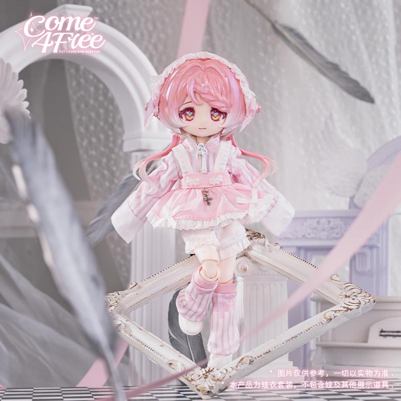 

COME4FREE 1/12 BJD Doll Clothes Daily Series Sweetheart Resuscitation Style Outfit Set For OB11 Doll Clothes