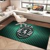 1PC rug Sporting football Crest Carpet, Chair Rug,Area Rug for Office Bedroom living rooms bedroom, Doormat decor Christmas fan gifts