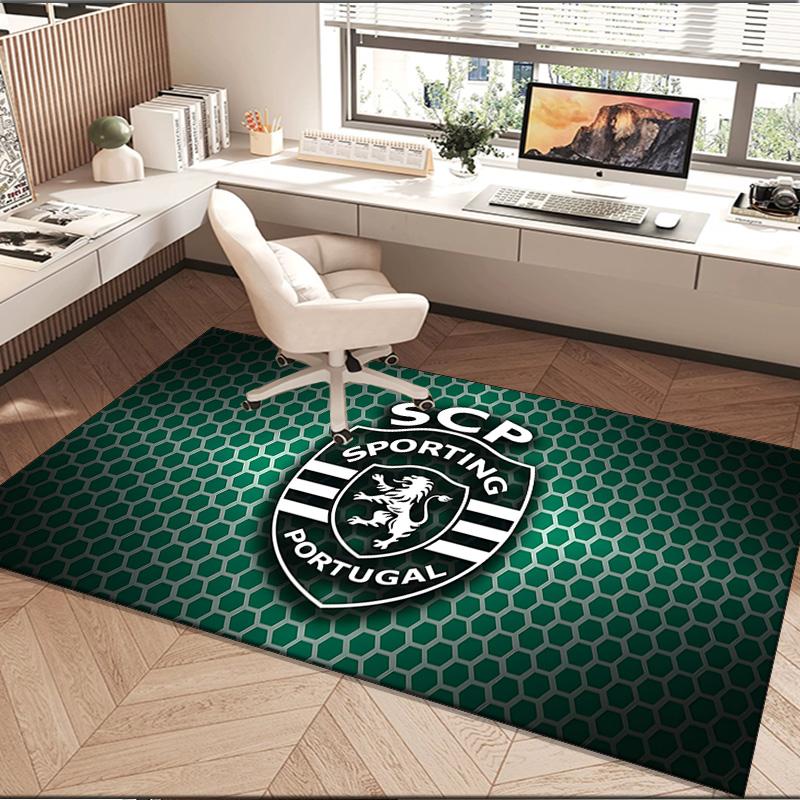 1PC rug Sporting football Crest Carpet, Chair Rug,Area Rug for Office Bedroom living rooms bedroom, Doormat decor Christmas fan gifts