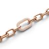 Daniel Wellington Crystal Link Necklace Carabiner Cubic Chain Necklace