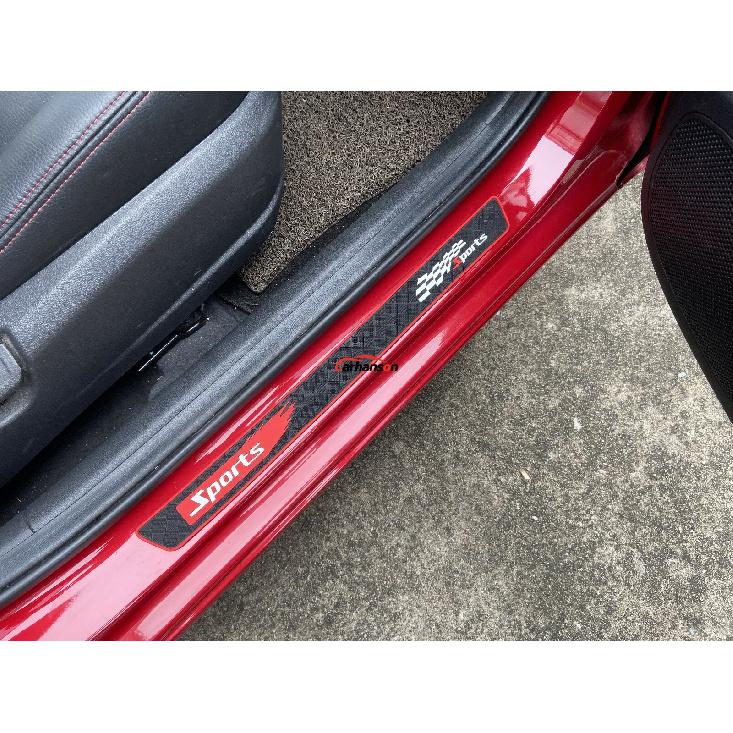 Auto Accessories Rubber Car Door Sill Strip Guards Scuff Plate Protector Sticker