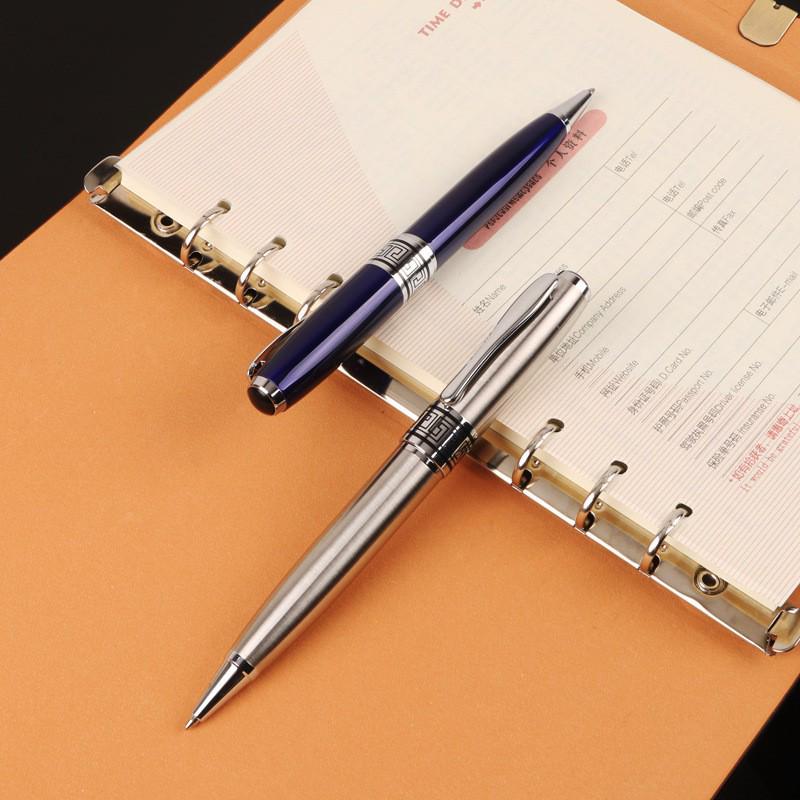 Individuell drehbarer Metallkugelschreiber - Kreatives Geschäftsgeschenk mit gedrucktem Logo