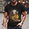 Summer Animals Pattern 3D Print T-shirts Harajuku Style Hip Hop Street Short Sleeve Outdoor Sports Quick Dry Breathable Fashion Men's T-shirts