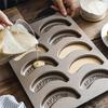 1/10 Loch Backform Kohlenstoff Kuchen Backform Backblech Antihaft Muffin DIY Bananenkuchenform Formen Backformen Backwerkzeuge