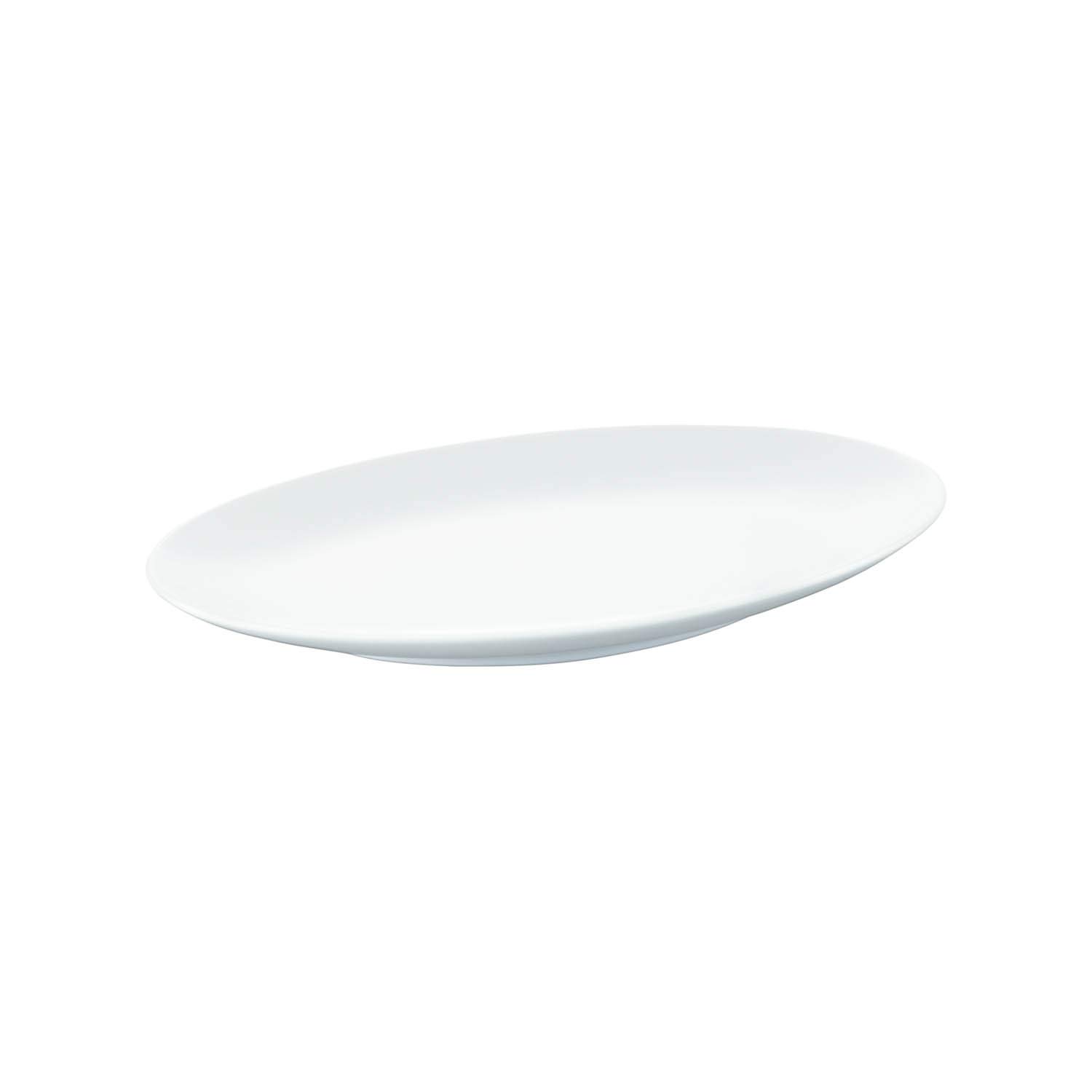 

Noritake Oval Plate, 21.5cm, Grandeur, Microwave and Dishwasher Safe, White, Fine Porcelain (Premium White), 94942/1657
