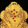 Chinese Golden Toad Sculpture Resin Ornaments Piggy Bank Crafts Living Room Wine Cabinet Decorations Opening Gifts Lucky Money