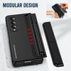 Ultra Thin Plating Bracket Capa For Samsung Galaxy Z Fold 4 Case Pen Holder Cover For Z Fold4 5g