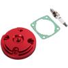 Cylinder Head Cover Spark Plug Gasket Kit CNC Aluminum Alloy for 66cc 69cc 80cc 2 Srtoke Engine