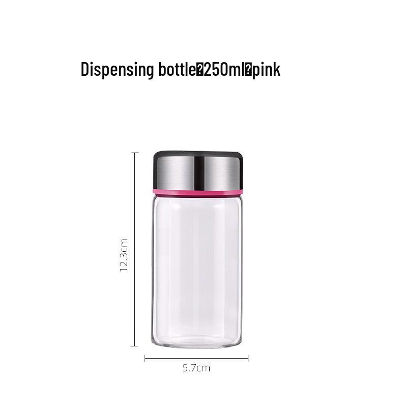 Żaroodporny szklany słoik z uszczelką i pokrywką ze stali nierdzewnej do gniazd ptasich spożywczych i leków