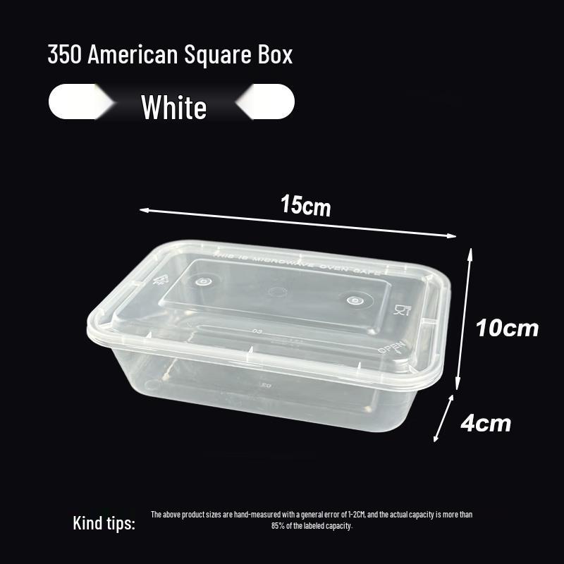 

Yueyong Disposable Rectangular Plastic Lunch Box with Lid