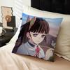 Cartoon Character Tsuyuri Kanao Cushion Cover Polyester Sofa Cushions Decorative Throw Pillows Home Decoration Pillowcover