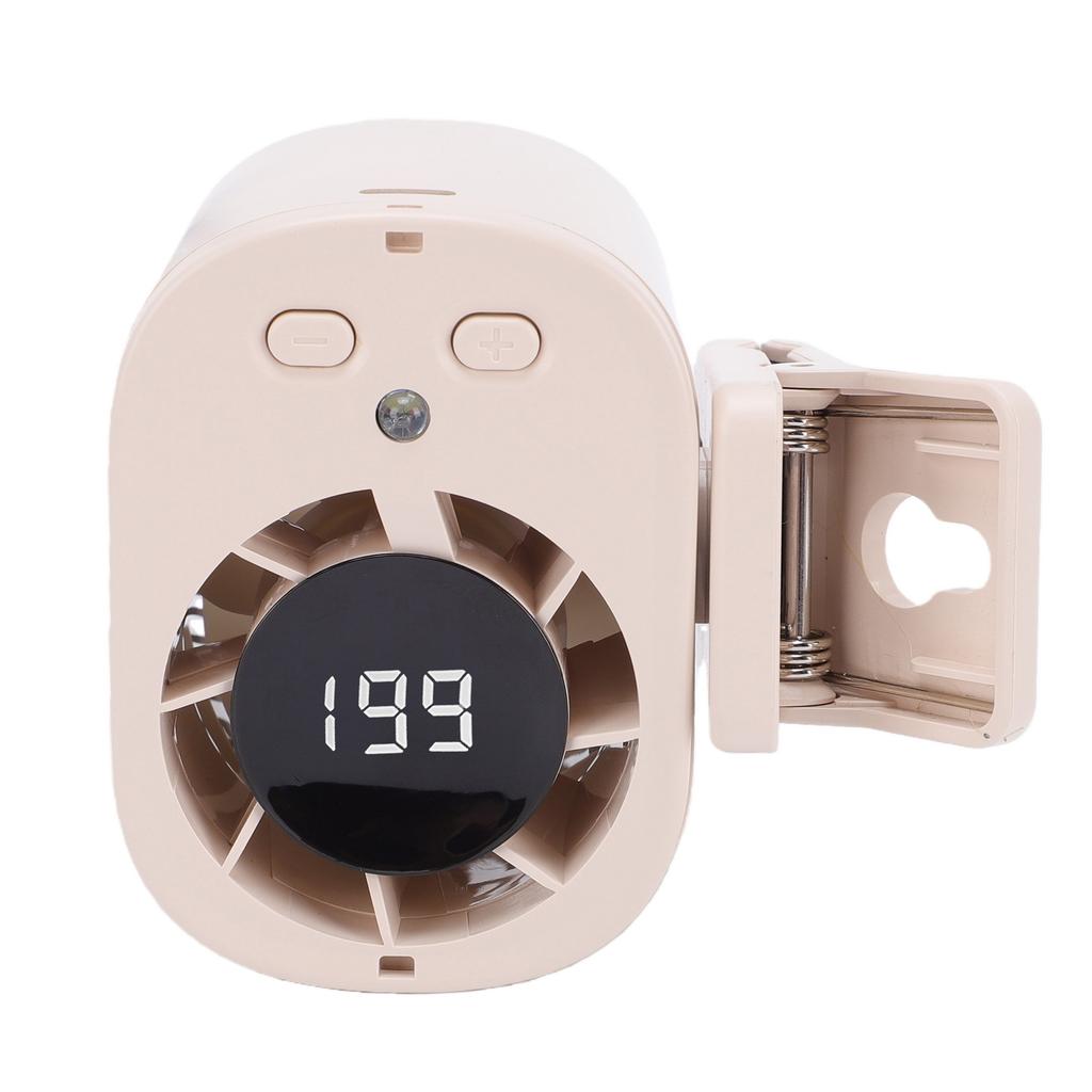 Portable Handheld Fan Waist Fan USB Rechargeable Hanging Neck Fan with 199 Adjustable Wind Speeds SOS Flashlight for