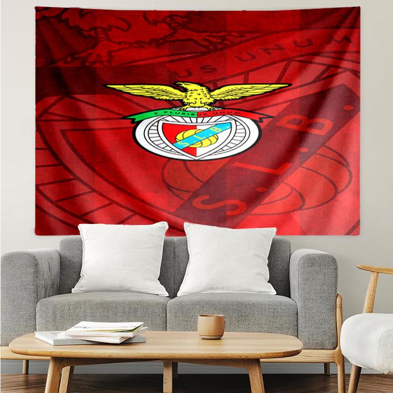 Ben-fica Football Club Printed Printed Tapestry, for Bedroom,Livingroom, dormitory, Large Wall Decor, Fabric Decor Fan Birthday Gifts