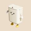 Kitchen Compost Bin Cartoon Hangings Trash Can with Lid Cabinet Door Under Sink Garbage Can for Office Counter Home Decors