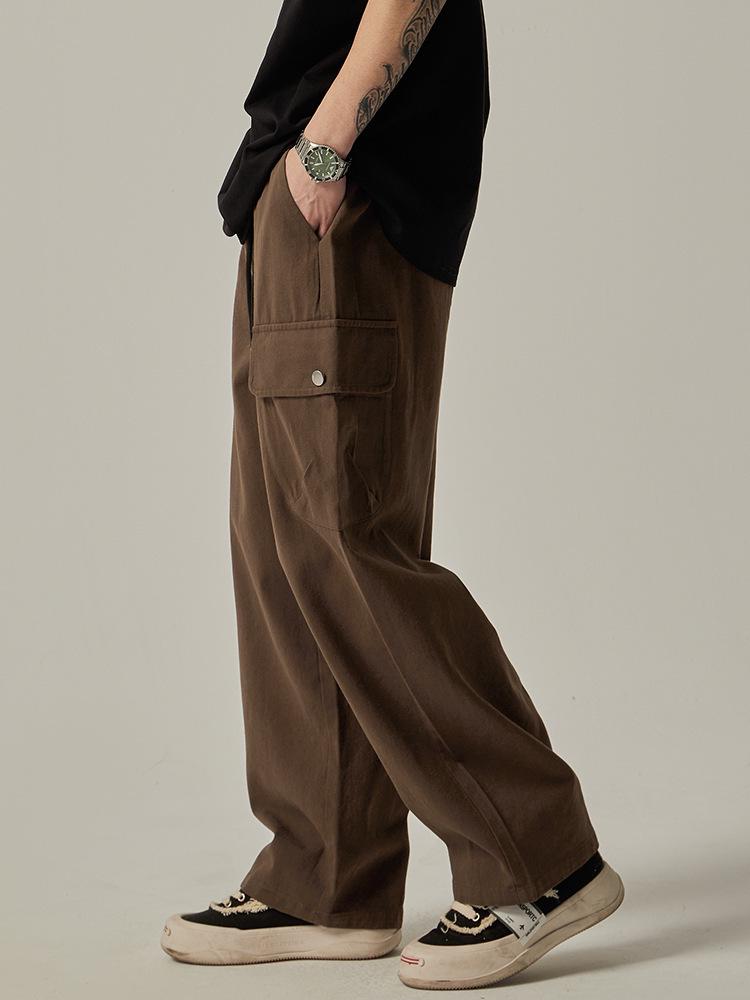 Men's Trendy Retro Japanese-Style Loose Wide-Leg Pants for Summer