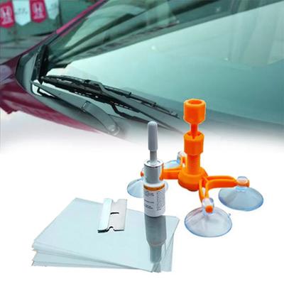 Kit de reparare a parbrizului auto Fixare rapidă a parbrizului fisurat al mașinii Kit de reparare fără urmă de etanșare Kit de lustruire a geamurilor auto DIY