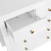 Sideboard, Chest of Drawers with Special Doors, Gold Handles, Sideboard/Shoe Cabinet/Dressing Table [OLD SKU:WF325795WAA]
