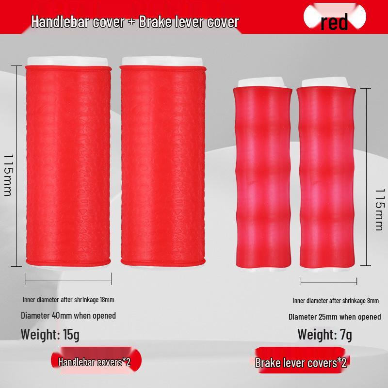 Universal Non-Slip Silicone Handlebar Grips for E-Scooters: Quick Install, Self-Suction, Shock-Absorbent, Wear-Resistant, Various Colors.