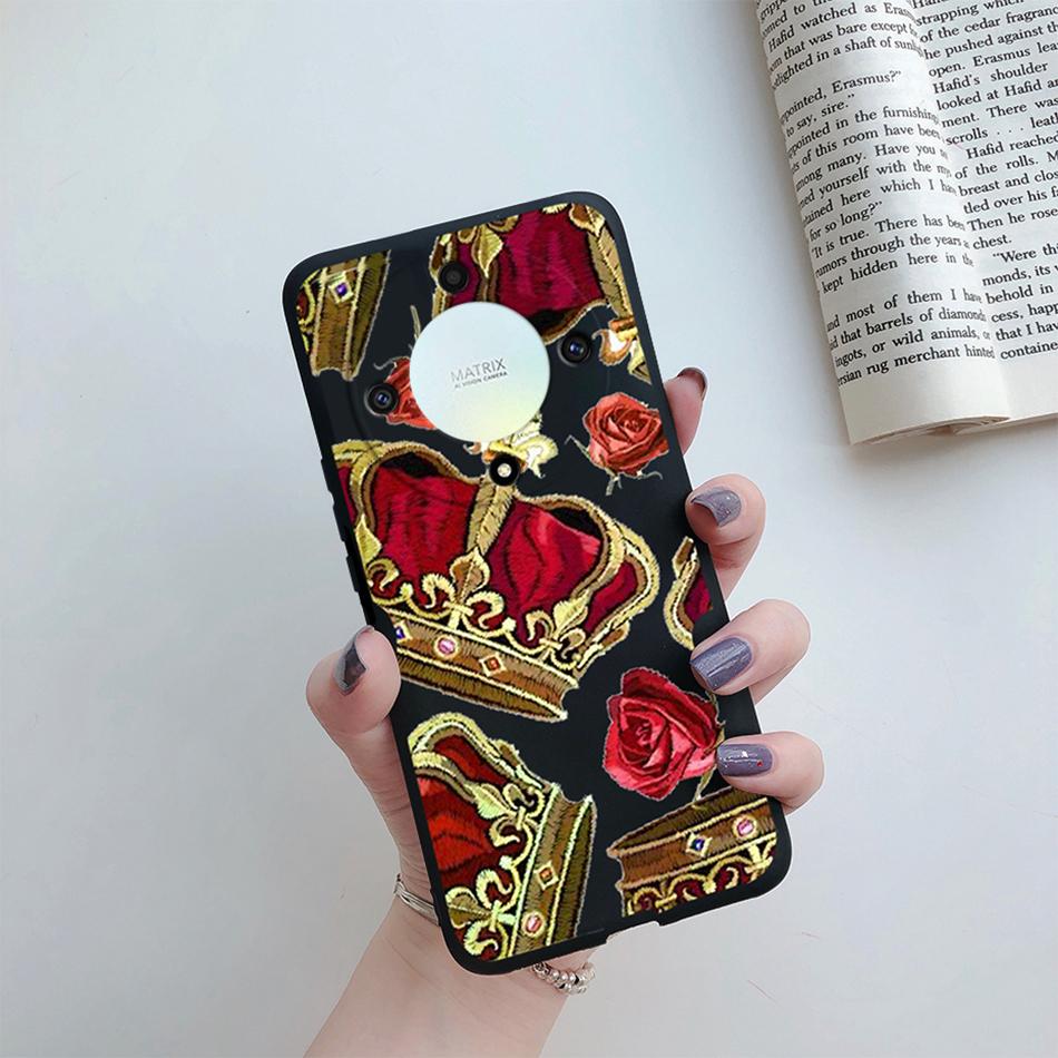 Case For Honor X9a X9b 5G Cover Silicone Soft Fashion Flower Back Shell Coque For Honor X9a X9b X9 a X 9 B 2023 Phone Case Funda