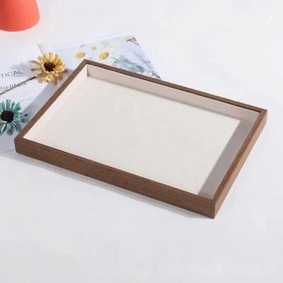 Empty Black Walnut Pattern Jewelry Tray-Storage & Display Organizer for Earrings Necklaces Bracelets & Small Jewelry Accessories