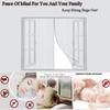120x150cm Closure Mesh Screen Magnets Curtain Striped Magnetic Mosquito Proof Screen Window Magnetic Suction Curtain