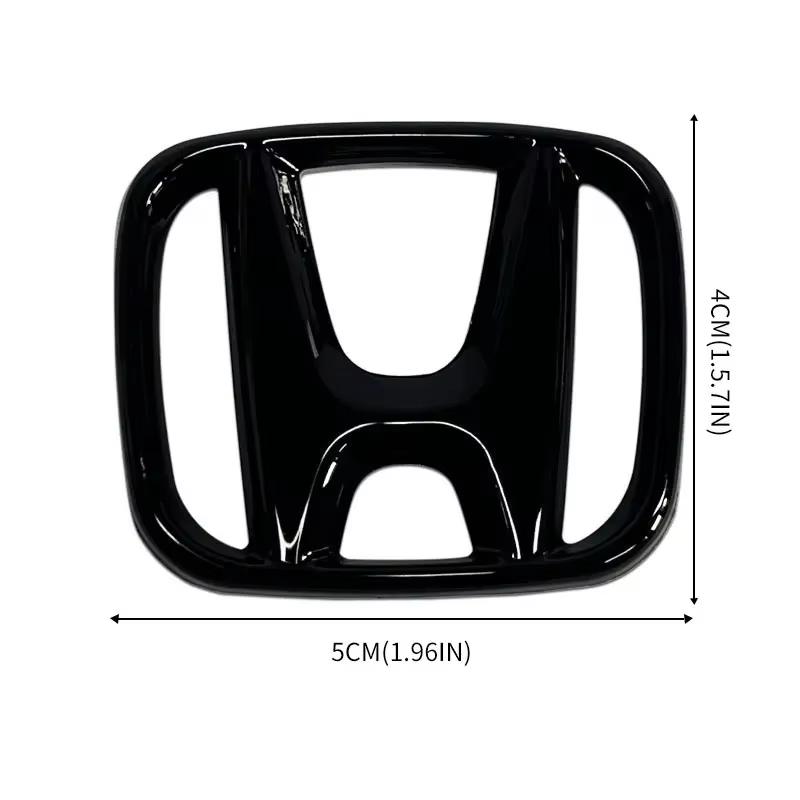 50x40mm ABS Car Steering Wheel Cover Emblems Stickers for Honda Envix Odyssey City Jazz Fit CRV Civic Accord Insight Jade Vezel