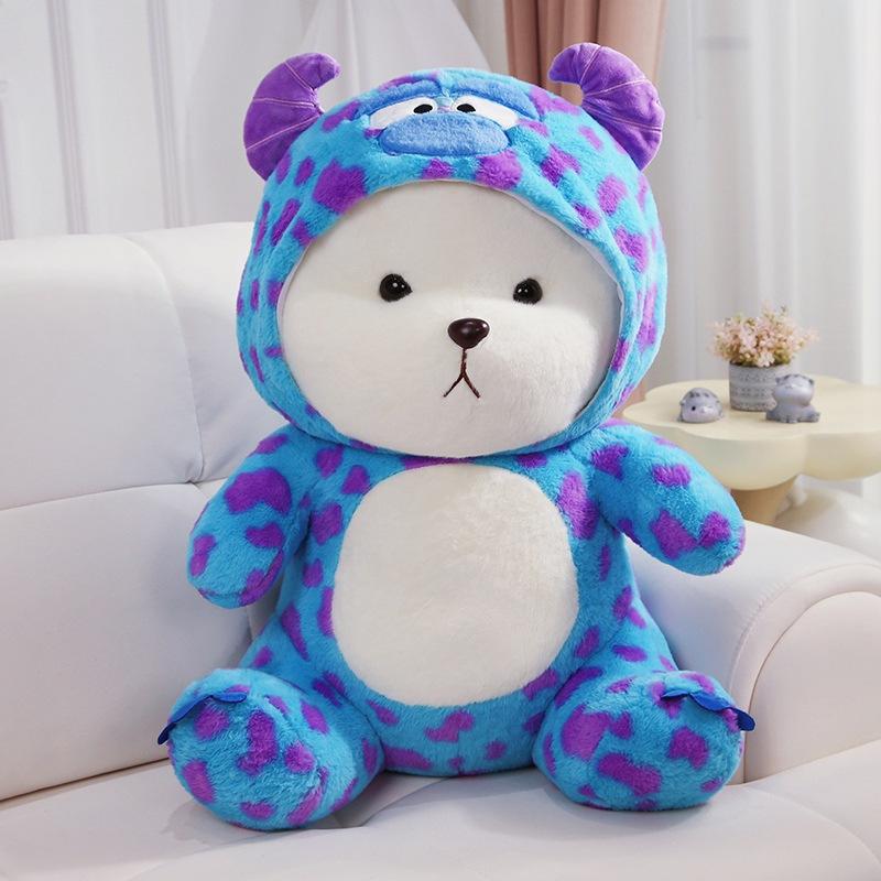 New Style Transformed Into Polka Dolls, Bear Dolls, Chinese Valentine's Day Gift for Girls, Bear Comforting Plush Dolls