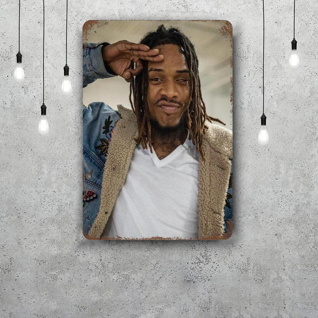 Fetty Wap Vintage Tin Sign Home Decor Wall Decor Art Wall Mural Room Decoration Decor Retro Metal Sign Plate Bar Posters