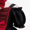 Black Mesh Print Halloween Princess Party Dress for Kids