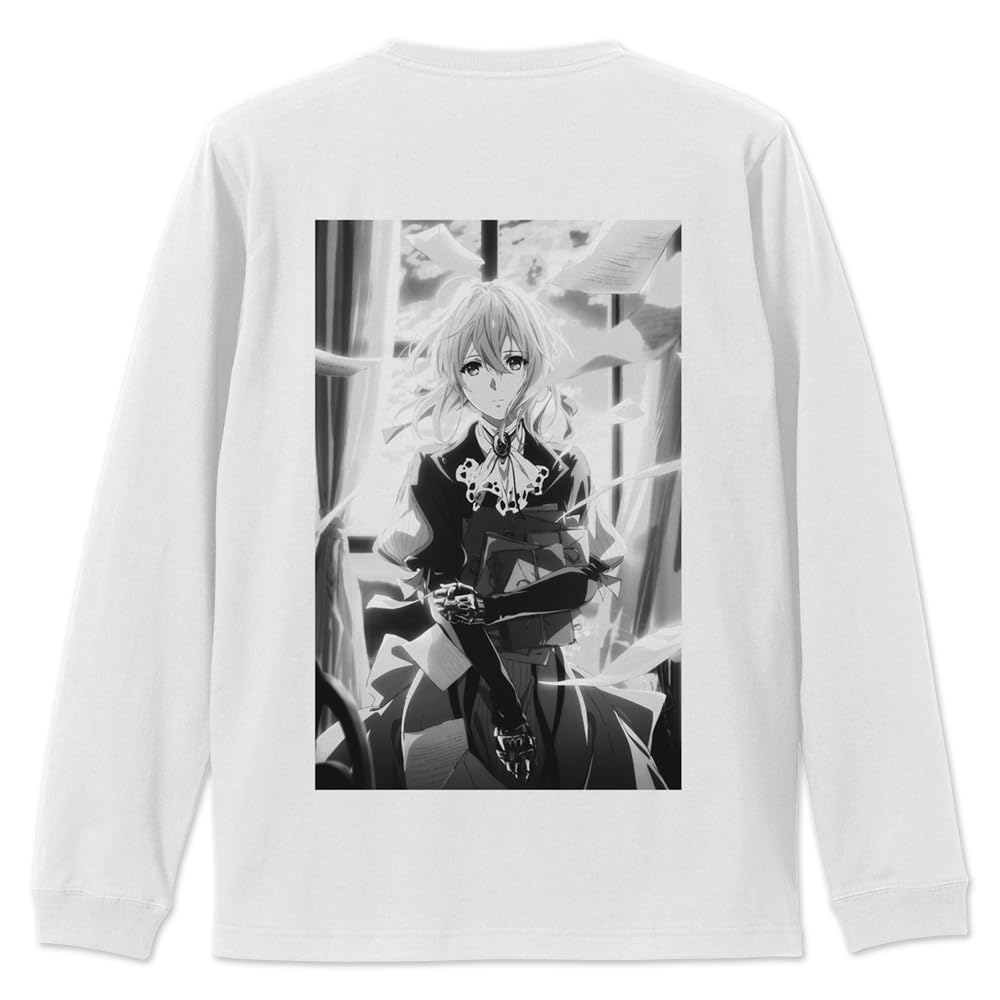 COSPA Violet Evergarden Long Sleeve T-Shirt White Size L